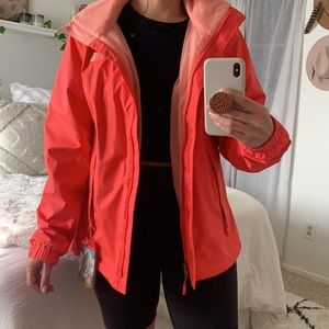 The North Face bright Coral winter/rain Jacket